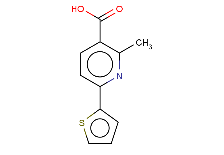 2-methyl-6-(thiophen-2-yl)pyridine-3-carboxylic acid