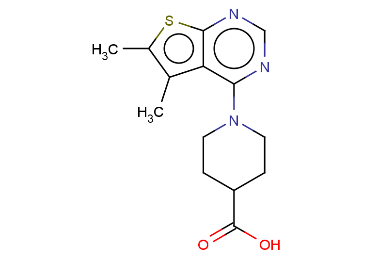 1-{5,6-dimethylthieno[2,3-d]pyrimidin-4-yl}piperidine-4-carboxylic acid
