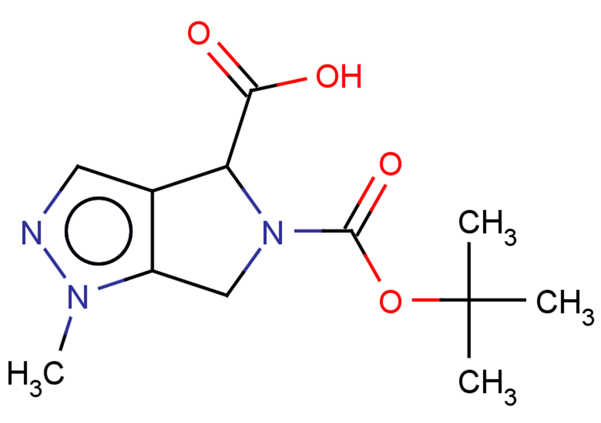 5-[(tert-butoxy)carbonyl]-1-methyl-1H,4H,5H,6H-pyrrolo[3,4-c]pyrazole-4-carboxylic acid