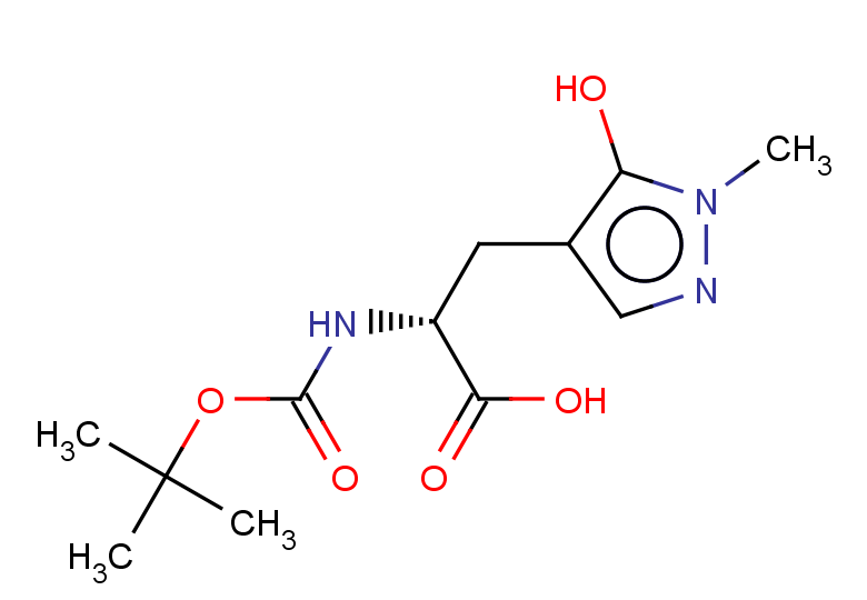 (2R)-2-{[(tert-butoxy)carbonyl]amino}-3-(5-hydroxy-1-methyl-1H-pyrazol-4-yl)propanoic acid