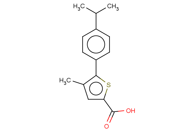 4-methyl-5-[4-(propan-2-yl)phenyl]thiophene-2-carboxylic acid