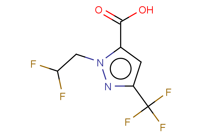 1-(2,2-difluoroethyl)-3-(trifluoromethyl)-1H-pyrazole-5-carboxylic acid