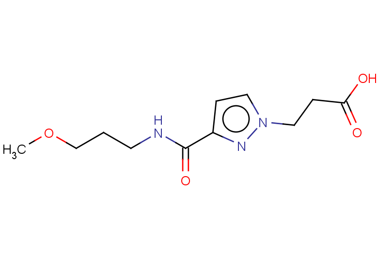 3-{3-[(3-methoxypropyl)carbamoyl]-1H-pyrazol-1-yl}propanoic acid