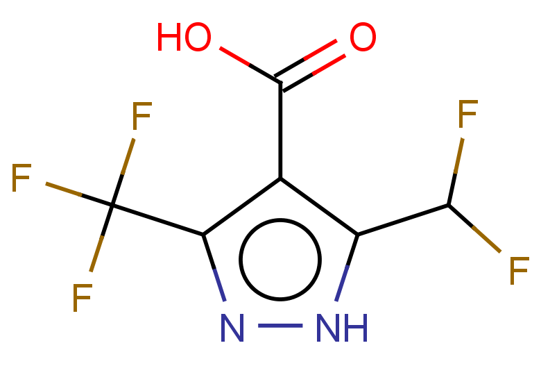 5-(difluoromethyl)-3-(trifluoromethyl)-1H-pyrazole-4-carboxylic acid