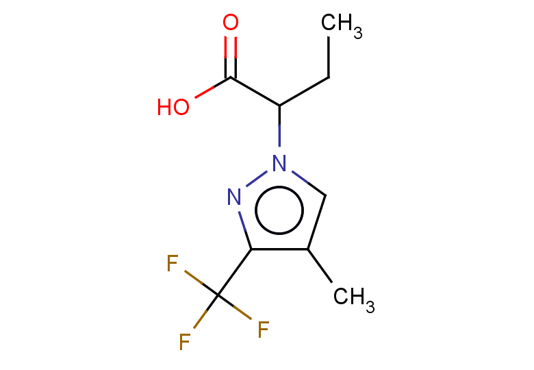 2-[4-methyl-3-(trifluoromethyl)-1H-pyrazol-1-yl]butanoic acid