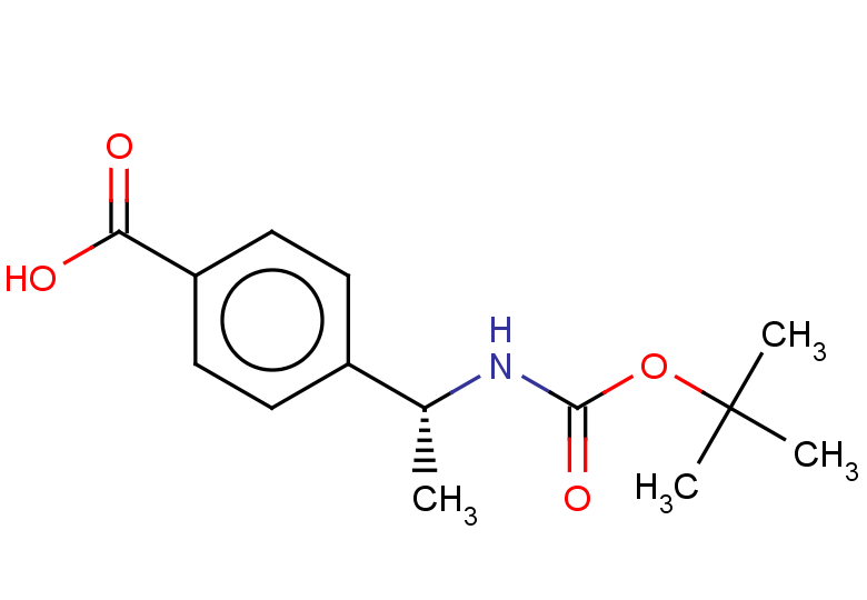 4-[(1R)-1-{[(tert-butoxy)carbonyl]amino}ethyl]benzoic acid