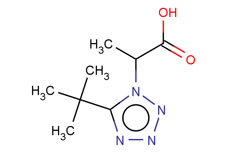 2-(5-tert-butyl-1H-1,2,3,4-tetrazol-1-yl)propanoic acid