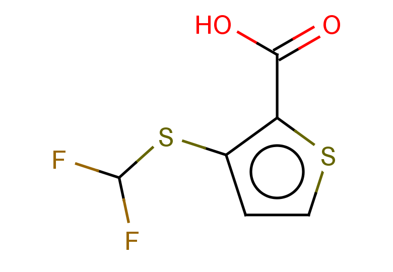 3-[(difluoromethyl)sulfanyl]thiophene-2-carboxylic acid