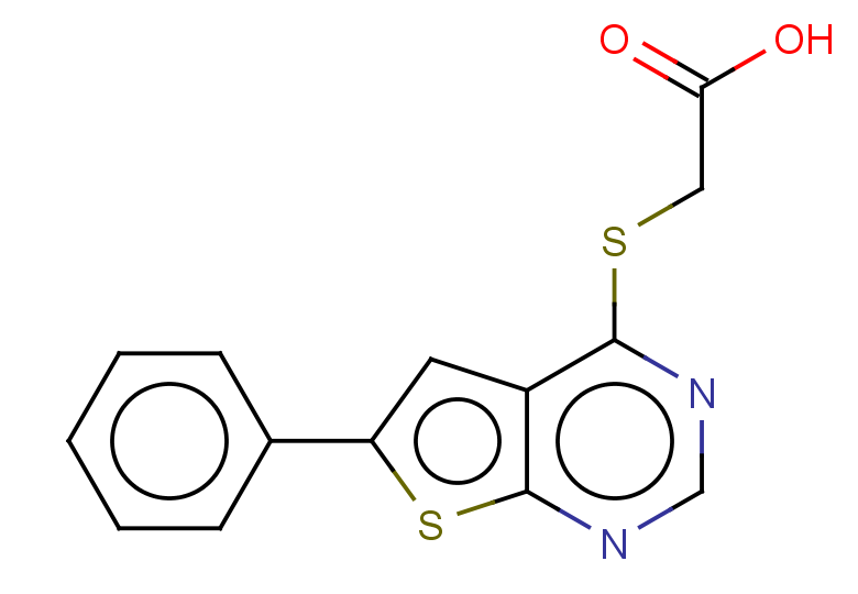 2-({6-phenylthieno[2,3-d]pyrimidin-4-yl}sulfanyl)acetic acid
