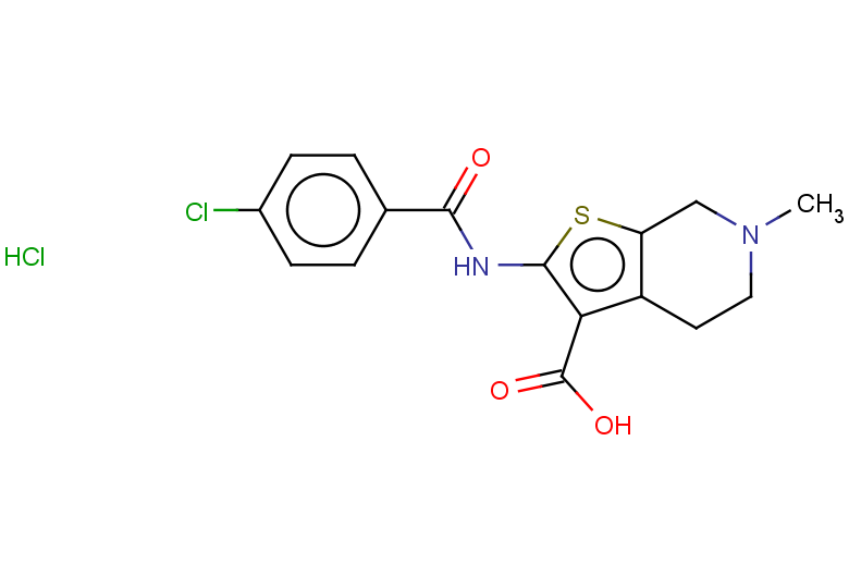 2-(4-chlorobenzamido)-6-methyl-4H,5H,6H,7H-thieno[2,3-c]pyridine-3-carboxylic acid hydrochloride