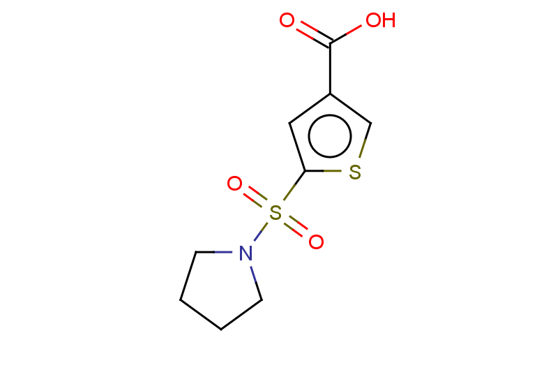 5-(pyrrolidine-1-sulfonyl)thiophene-3-carboxylic acid