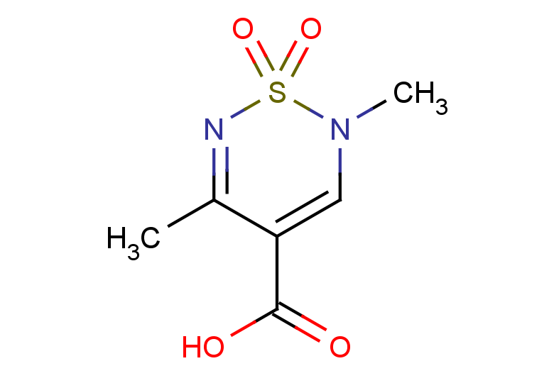 2,5-dimethyl-1,1-dioxo-2H-1lambda6,2,6-thiadiazine-4-carboxylic acid