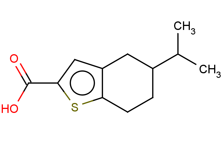 5-(propan-2-yl)-4,5,6,7-tetrahydro-1-benzothiophene-2-carboxylic acid