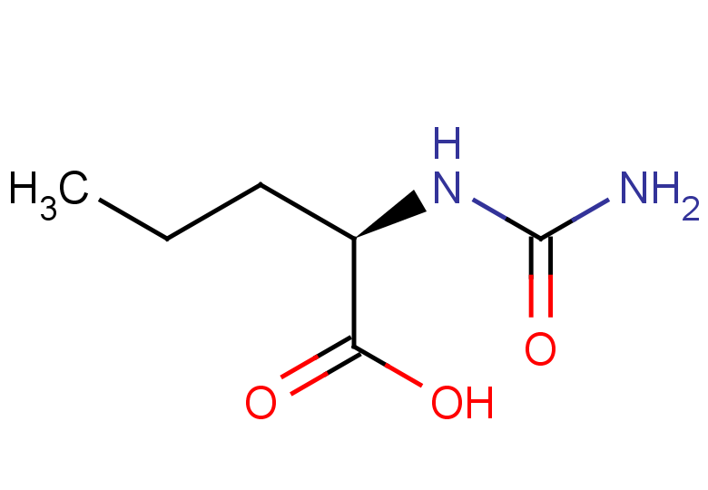 (2R)-2-(carbamoylamino)pentanoic acid