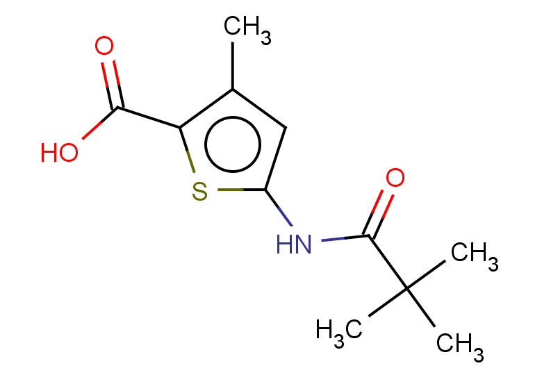 5-(2,2-dimethylpropanamido)-3-methylthiophene-2-carboxylic acid