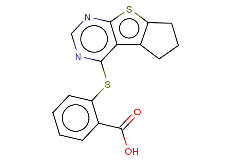 2-{7-thia-9,11-diazatricyclo[6.4.0.0,2,6]dodeca-1(12),2(6),8,10-tetraen-12-ylsulfanyl}benzoic acid
