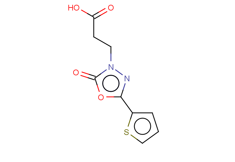 3-[2-oxo-5-(thiophen-2-yl)-2,3-dihydro-1,3,4-oxadiazol-3-yl]propanoic acid