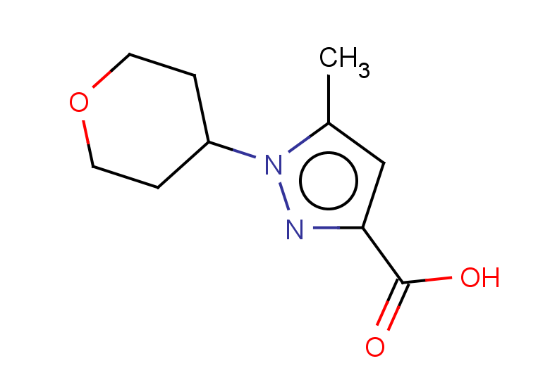 5-methyl-1-(oxan-4-yl)-1H-pyrazole-3-carboxylic acid