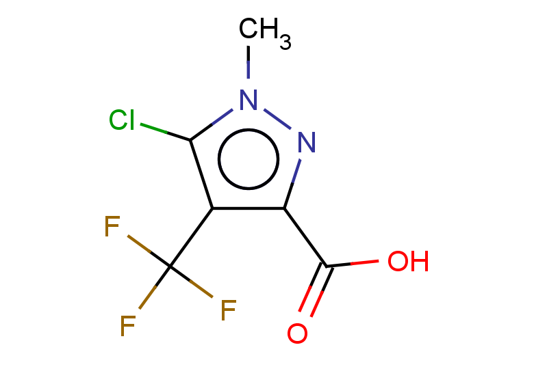 5-chloro-1-methyl-4-(trifluoromethyl)-1H-pyrazole-3-carboxylic acid