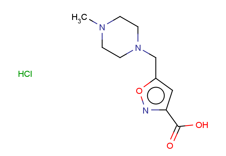 5-[(4-methylpiperazin-1-yl)methyl]-1,2-oxazole-3-carboxylic acid hydrochloride