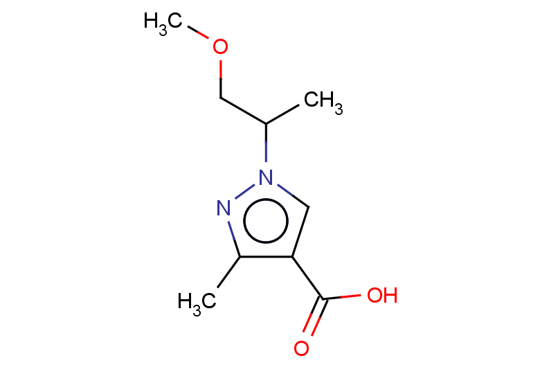 1-(1-methoxypropan-2-yl)-3-methyl-1H-pyrazole-4-carboxylic acid