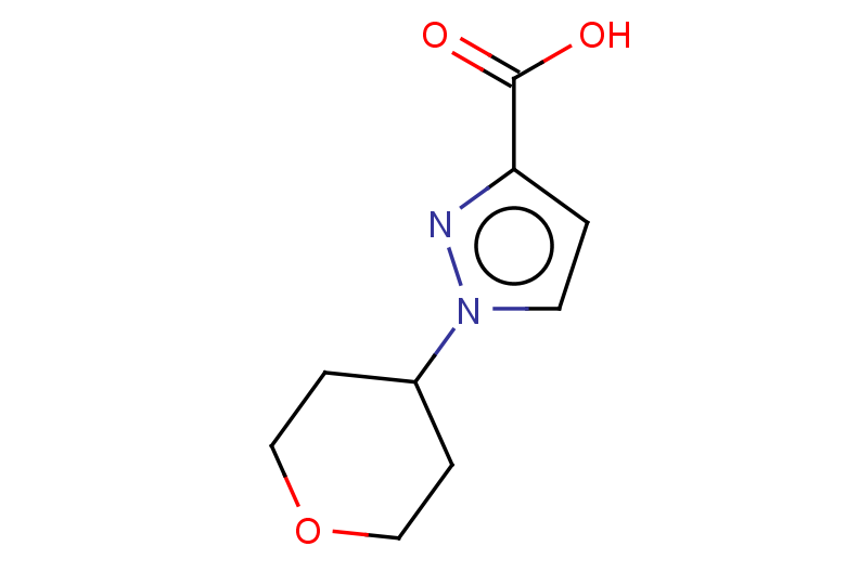 1-(oxan-4-yl)-1H-pyrazole-3-carboxylic acid