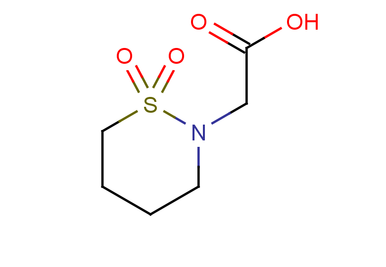 2-(1,1-dioxido-1,2-thiazinan-2-yl)acetic acid