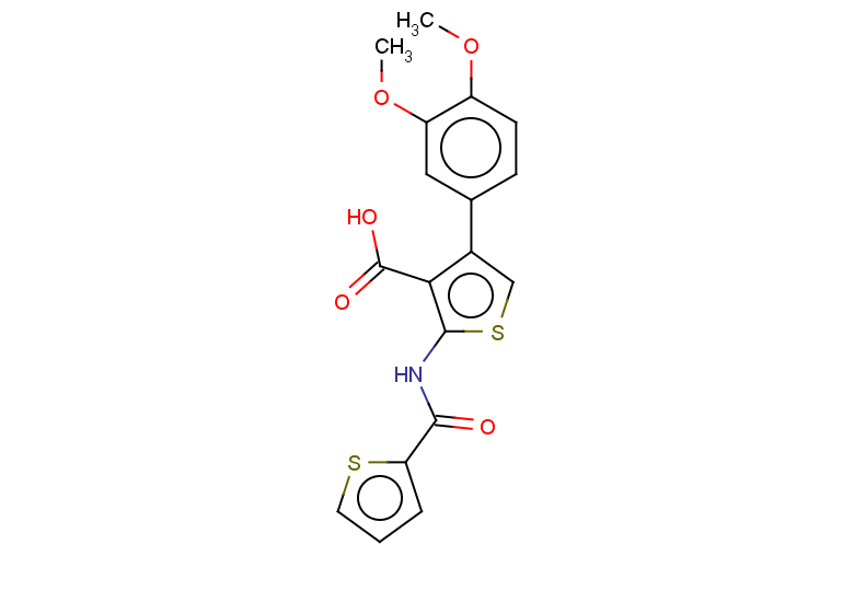 4-(3,4-dimethoxyphenyl)-2-(thiophene-2-amido)thiophene-3-carboxylic acid