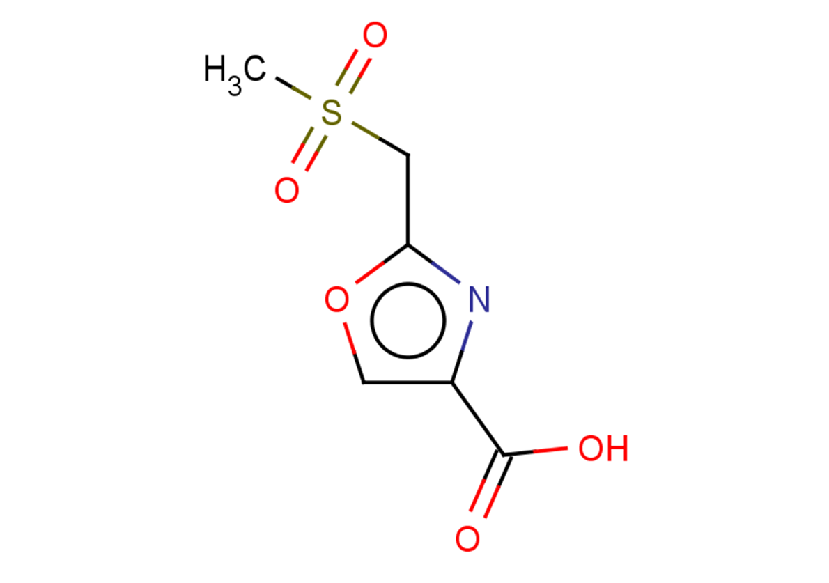 2-(methanesulfonylmethyl)-1,3-oxazole-4-carboxylic acid