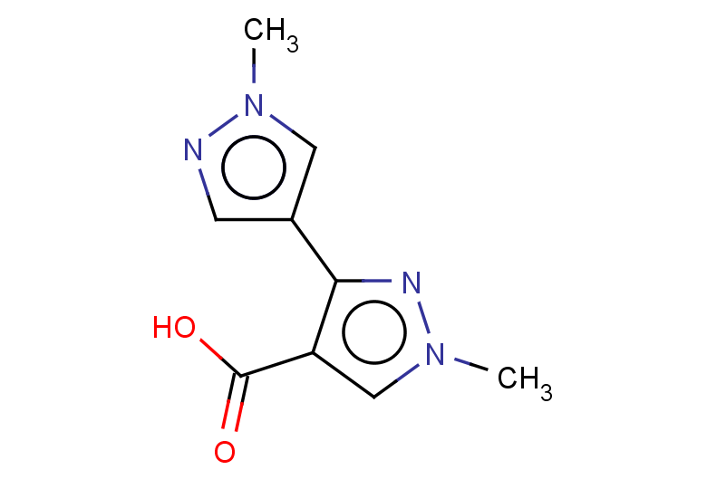 1-methyl-3-(1-methyl-1H-pyrazol-4-yl)-1H-pyrazole-4-carboxylic acid