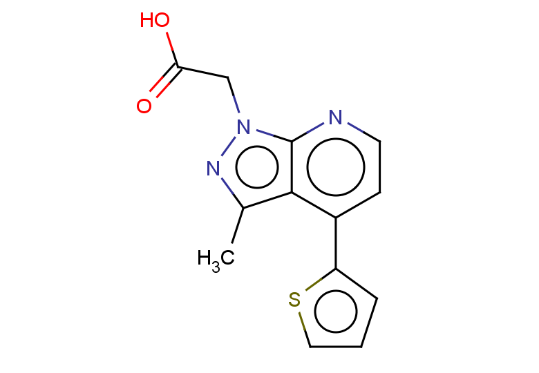 2-[3-methyl-4-(thiophen-2-yl)-1H-pyrazolo[3,4-b]pyridin-1-yl]acetic acid