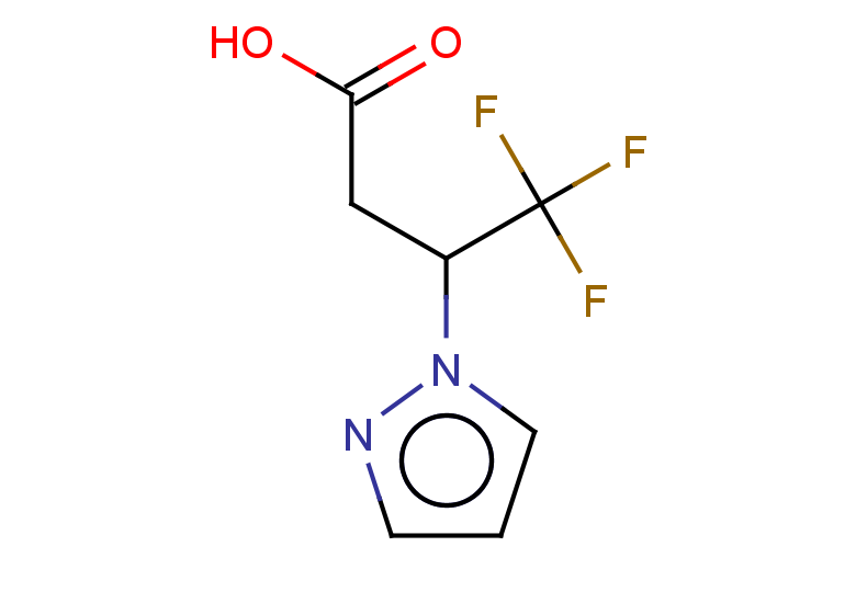 4,4,4-trifluoro-3-(1H-pyrazol-1-yl)butanoic acid