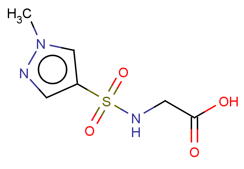 2-(1-methyl-1H-pyrazole-4-sulfonamido)acetic acid