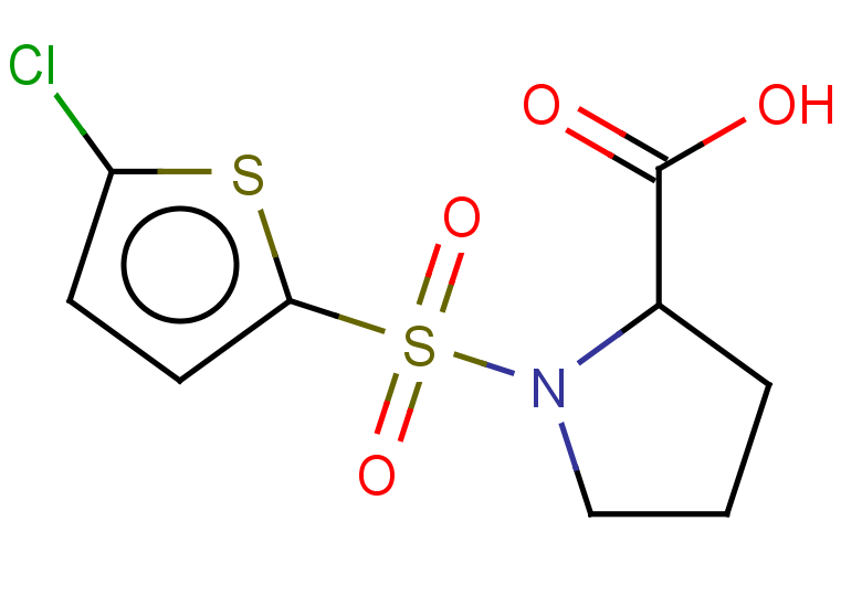 1-[(5-chlorothiophen-2-yl)sulfonyl]pyrrolidine-2-carboxylic acid