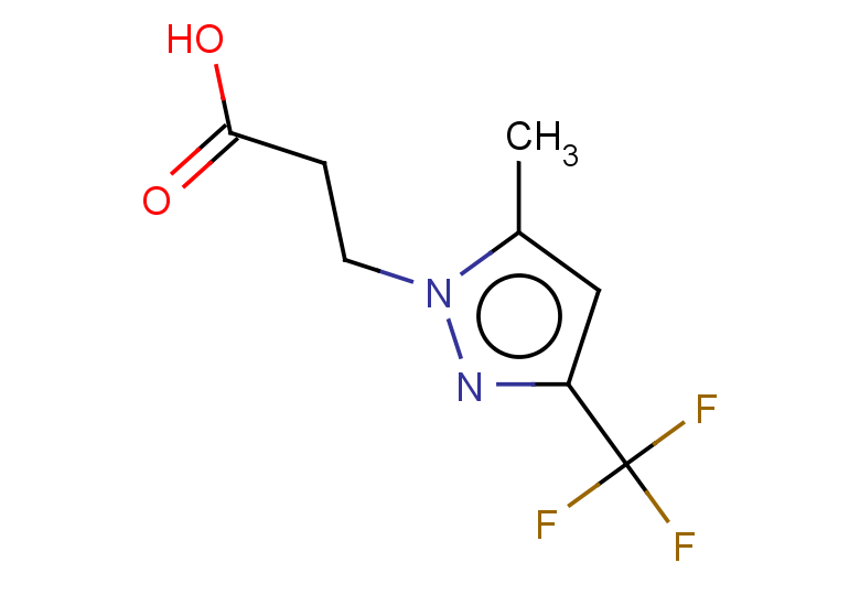 3-[5-methyl-3-(trifluoromethyl)-1H-pyrazol-1-yl]propanoic acid