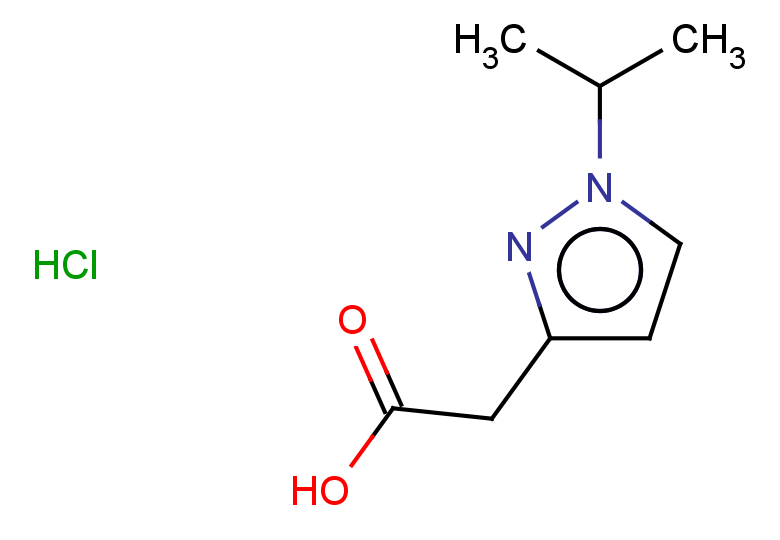 2-[1-(propan-2-yl)-1H-pyrazol-3-yl]acetic acid hydrochloride