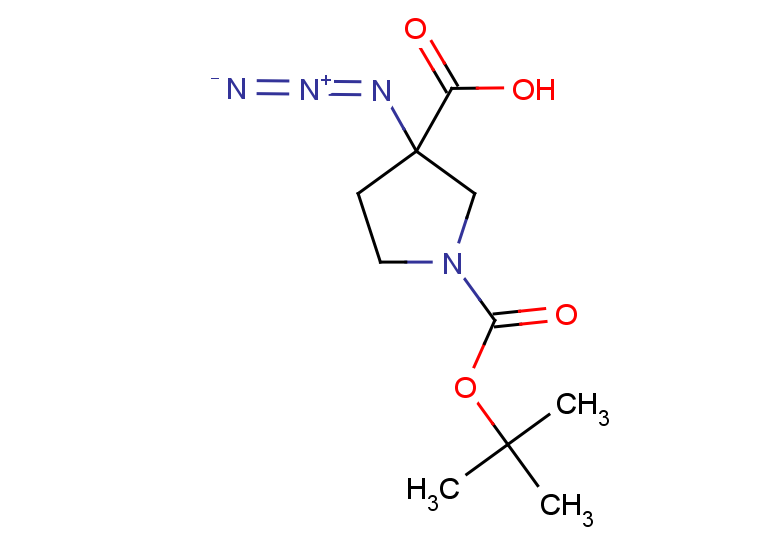 3-azido-1-[(tert-butoxy)carbonyl]pyrrolidine-3-carboxylic acid