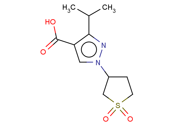 1-(1,1-dioxo-1lambda6-thiolan-3-yl)-3-(propan-2-yl)-1H-pyrazole-4-carboxylic acid