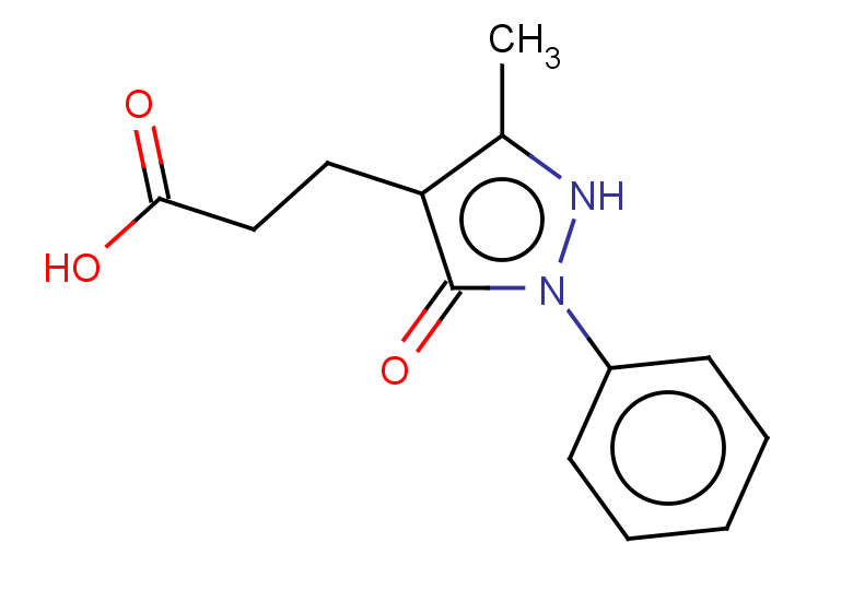 3-(5-methyl-3-oxo-2-phenyl-2,3-dihydro-1H-pyrazol-4-yl)propanoic acid
