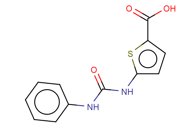 5-[(phenylcarbamoyl)amino]thiophene-2-carboxylic acid