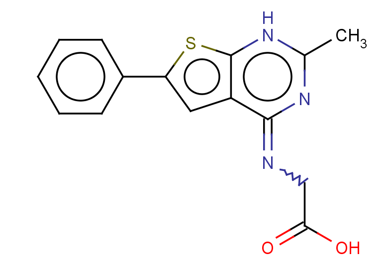 2-({2-methyl-6-phenyl-1H,4H-thieno[2,3-d]pyrimidin-4-ylidene}amino)acetic acid