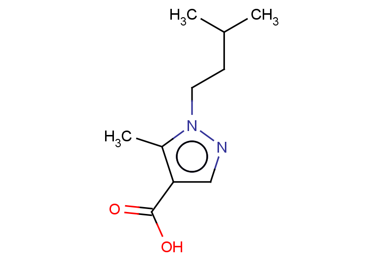 5-methyl-1-(3-methylbutyl)-1H-pyrazole-4-carboxylic acid