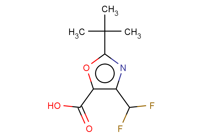 2-tert-butyl-4-(difluoromethyl)-1,3-oxazole-5-carboxylic acid