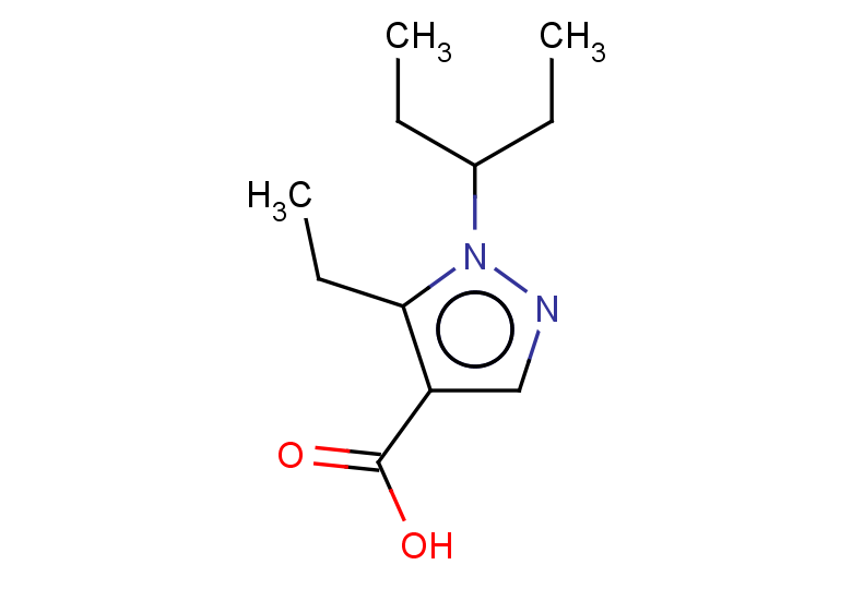 5-ethyl-1-(pentan-3-yl)-1H-pyrazole-4-carboxylic acid