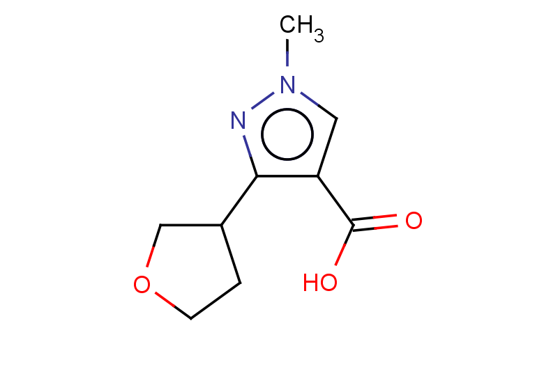 1-methyl-3-(oxolan-3-yl)-1H-pyrazole-4-carboxylic acid