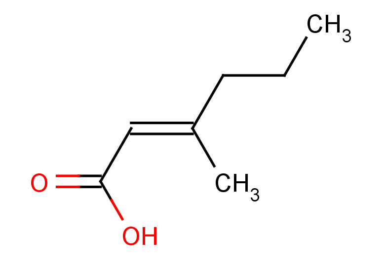 (2E)-3-methylhex-2-enoic acid