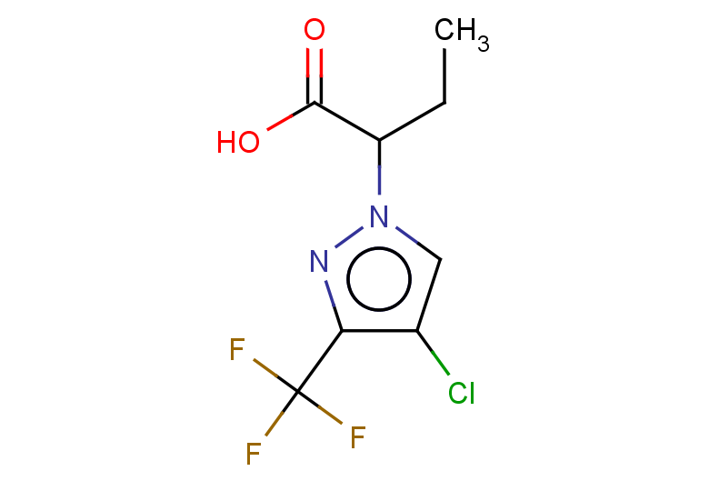 2-[4-chloro-3-(trifluoromethyl)-1H-pyrazol-1-yl]butanoic acid