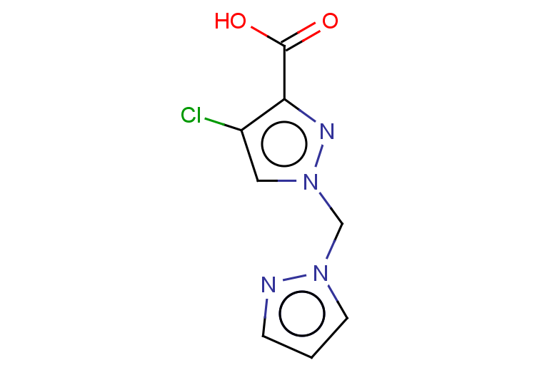 4-chloro-1-(1H-pyrazol-1-ylmethyl)-1H-pyrazole-3-carboxylic acid