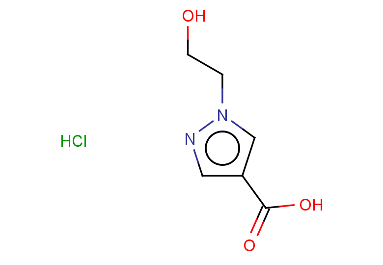 1-(2-hydroxyethyl)-1H-pyrazole-4-carboxylic acid hydrochloride