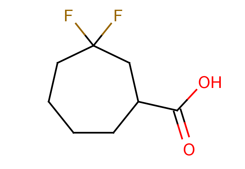 3,3-difluorocycloheptane-1-carboxylic acid